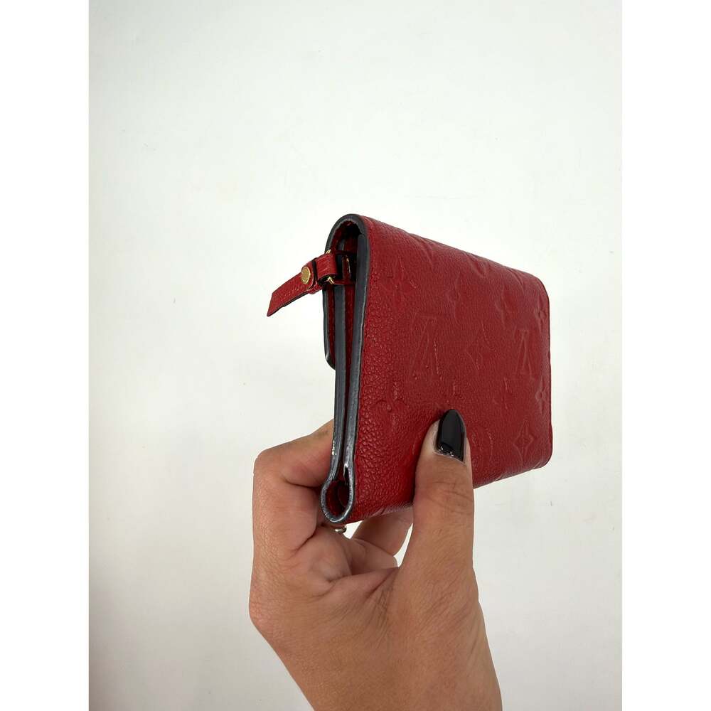 Louis Vuitton Monogram Empreinte Victorine Wallet Red - Picture 11 of 11